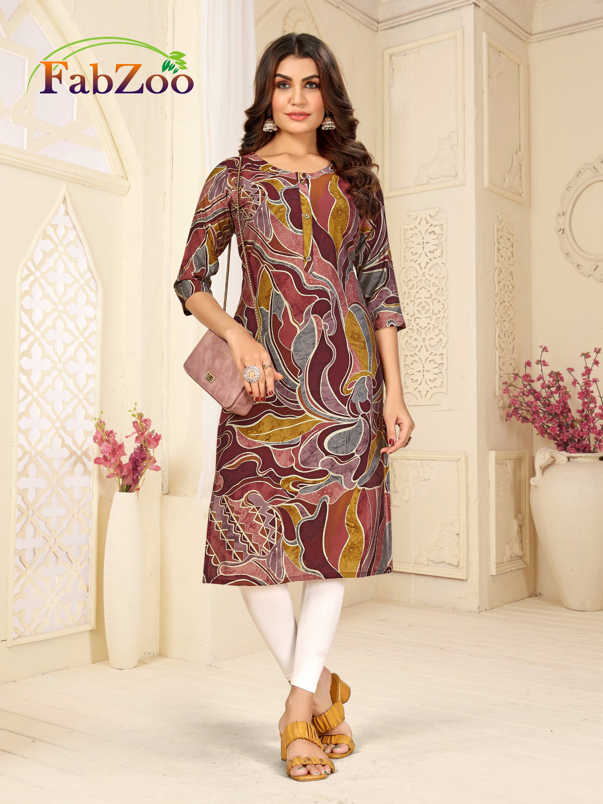 Fabzoo Set Wise Kurti 4 Modal Printed Kurti Collection
