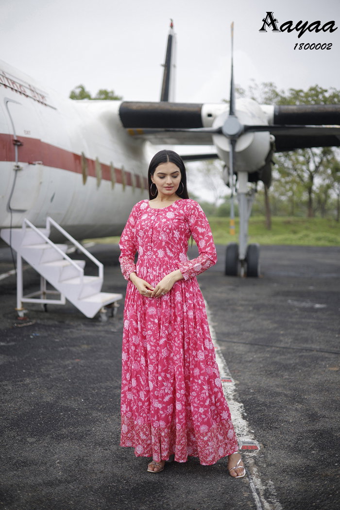 Aayaa Vol 18 Georgette Readymade Gown Collection