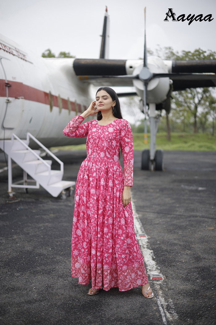 Aayaa Vol 18 Georgette Readymade Gown Collection