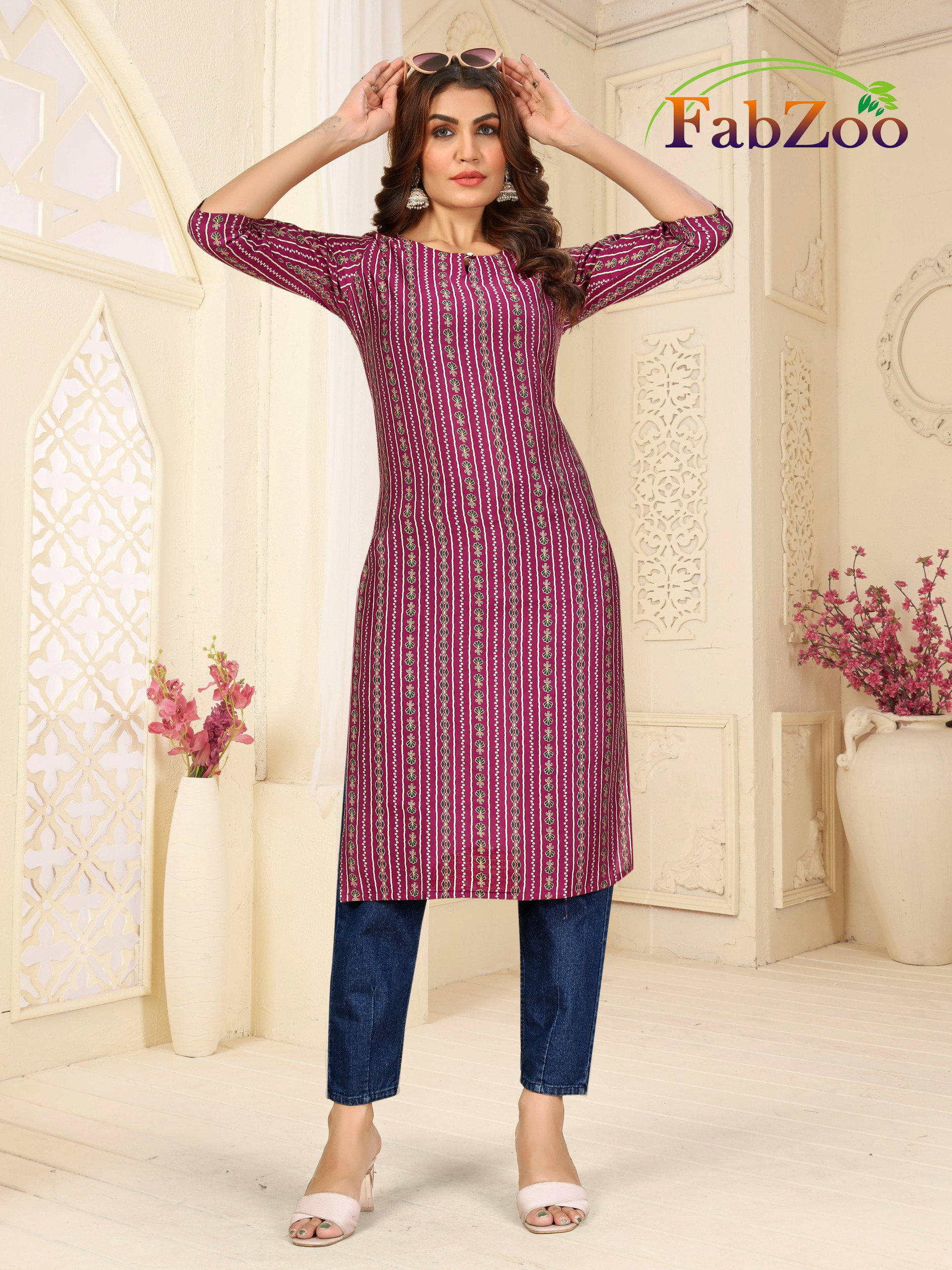 Fabzoo Set Wise Kurti 5 Modal Printed Kurti Collection