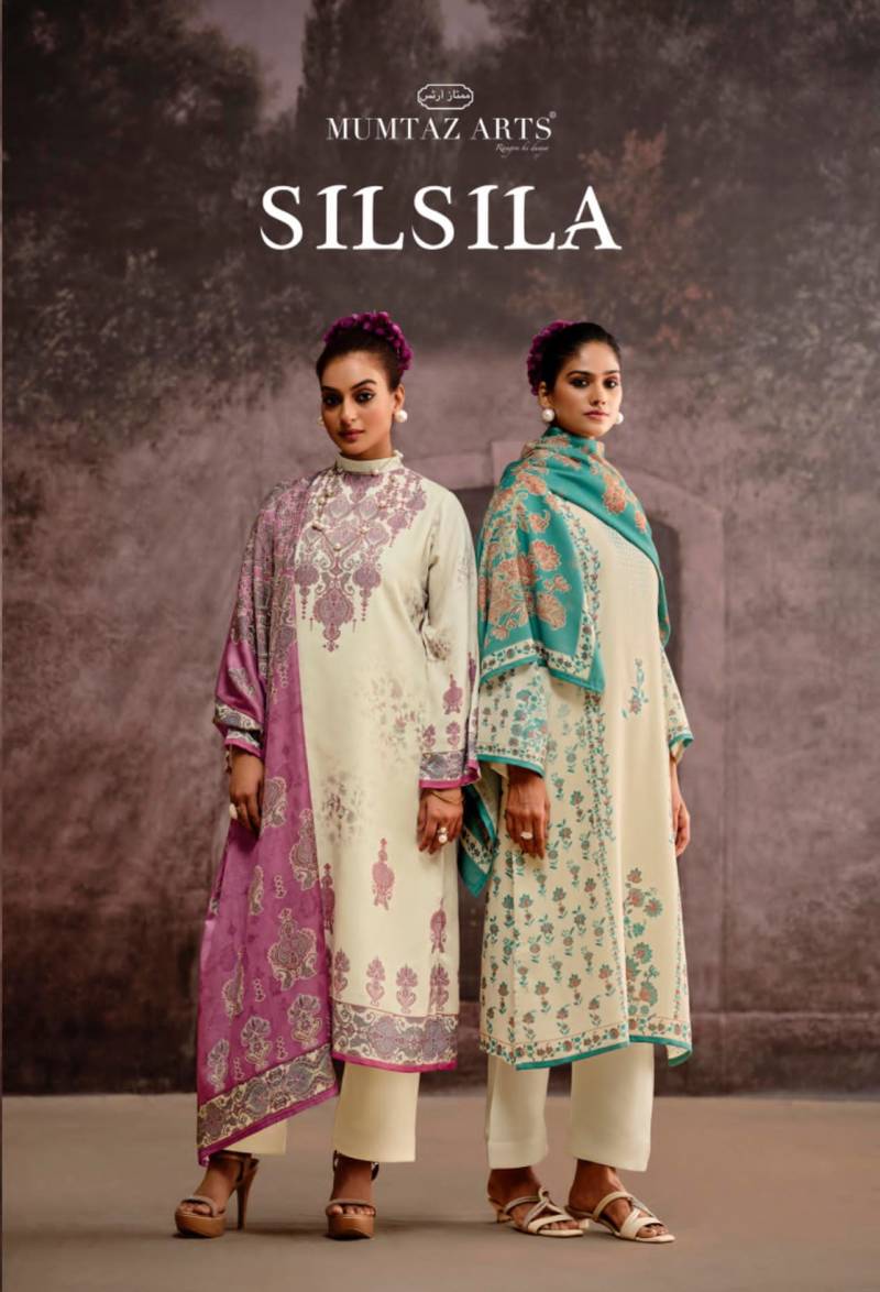 Mumtaz Silsila Viscose Pashmina Digital Printed Dress Material