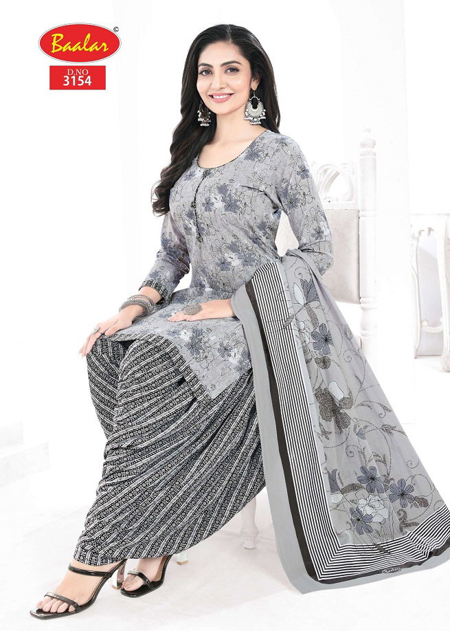 Baalar Zaara Patiyala Vol 31 Printed Cotton Beautiful Dress Material Collection