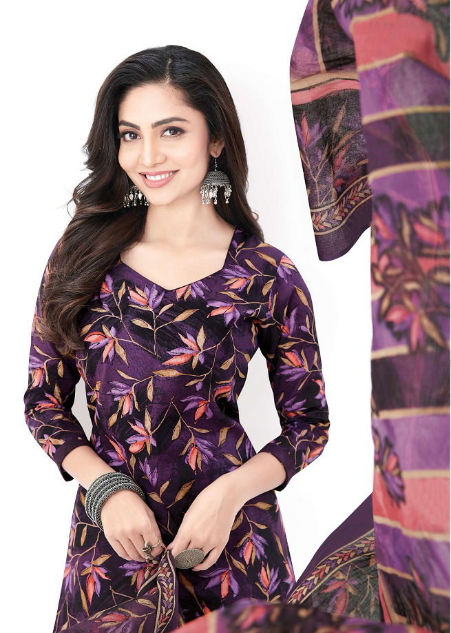 Baalar Zaara Patiyala Vol 31 Printed Cotton Beautiful Dress Material Collection