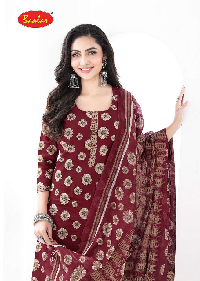 Baalar Zaara Patiyala Vol 31 Printed Cotton Beautiful Dress Material Collection