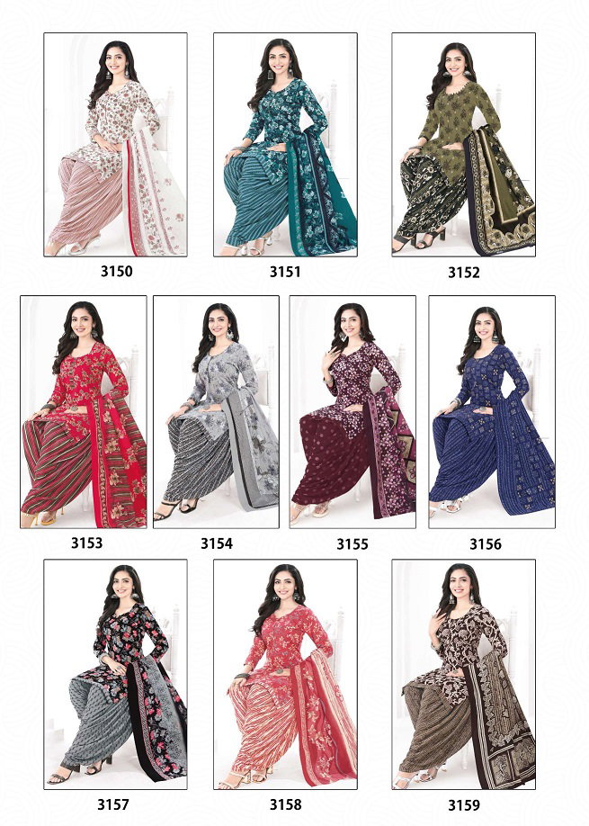 Baalar Zaara Patiyala Vol 31 Printed Cotton Beautiful Dress Material Collection