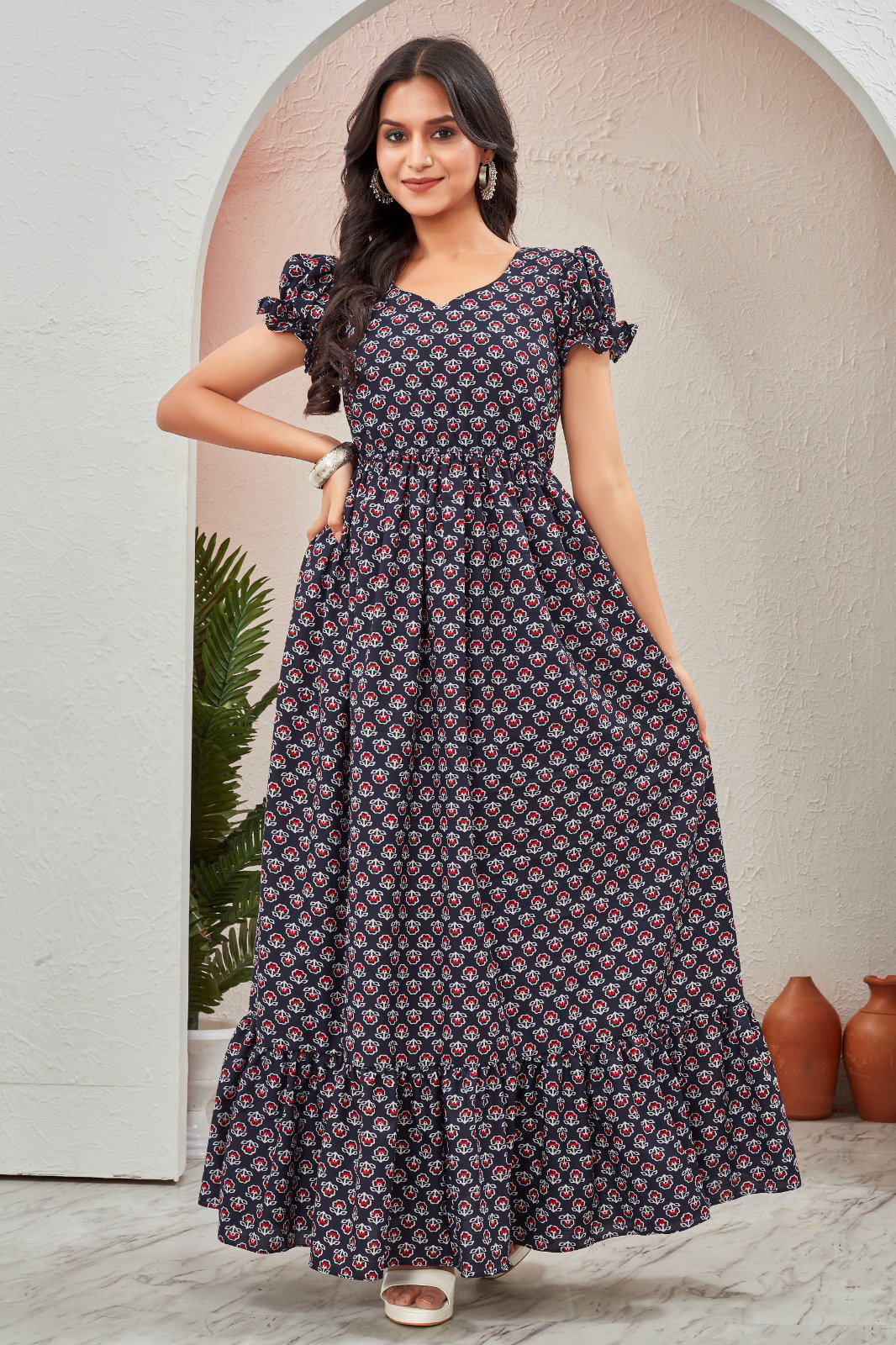 Ctz Glam Rayon Printed Long Kurti Collection