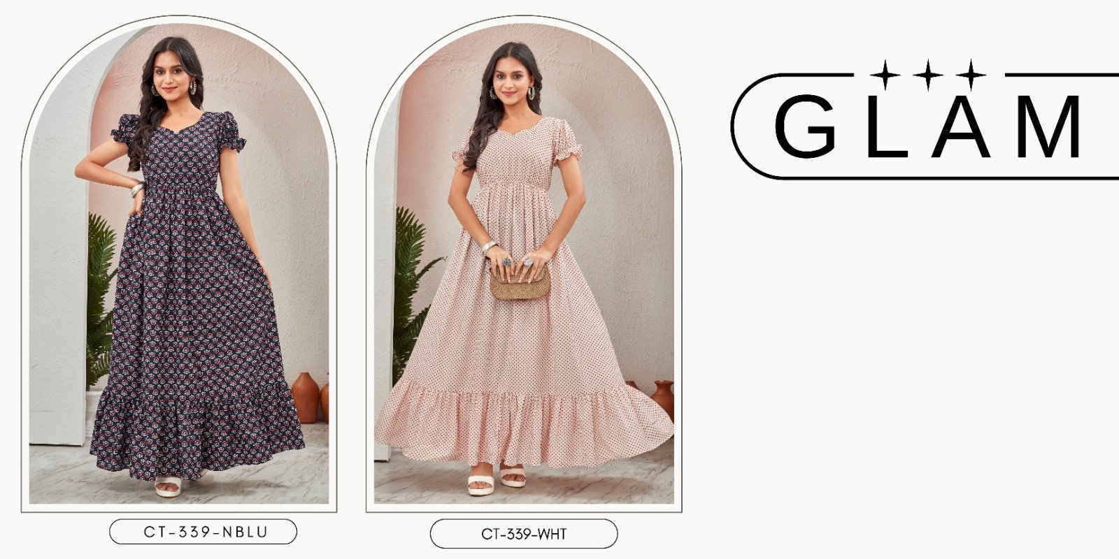 Ctz Glam Rayon Printed Long Kurti Collection