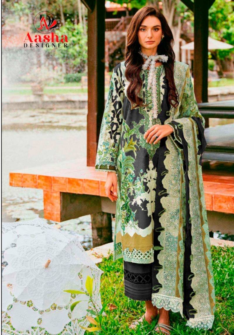 Aasha 1137 Cotton Printed Pakistani Salwar Kameez Collection