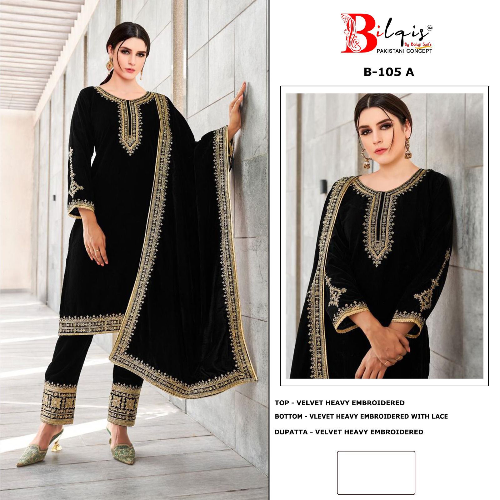 Bilqis B 105 A To C Pakistani Salwar Kameez Collection