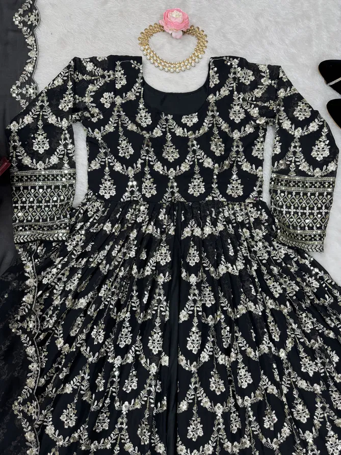 HR 5806 Gorgette Readymade Suit Collection