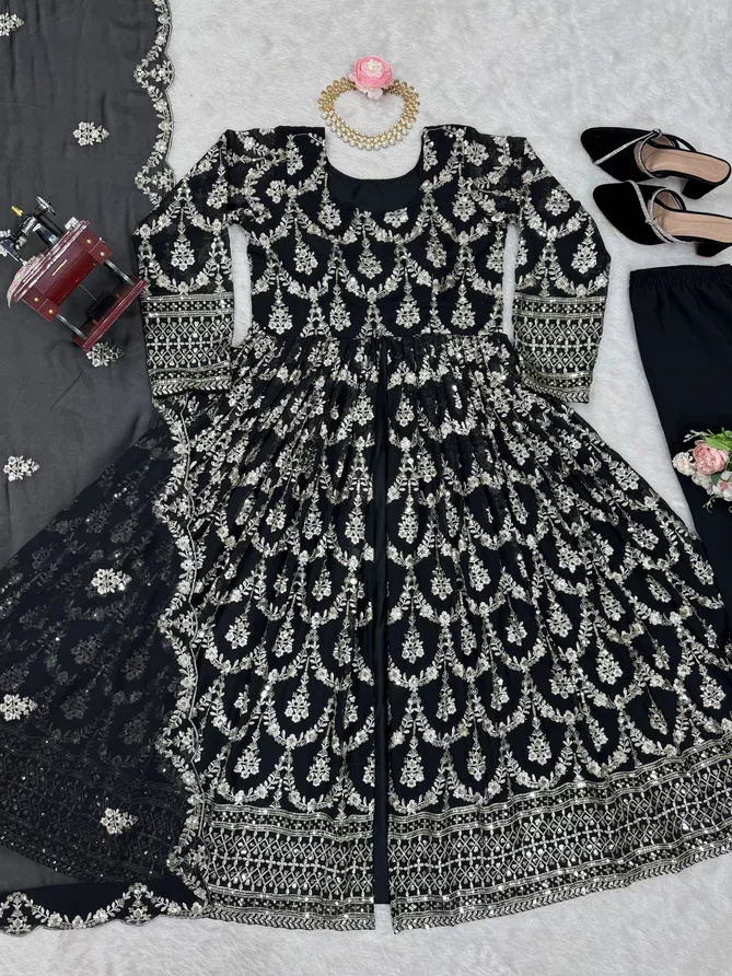 HR 5806 Gorgette Readymade Suit Collection