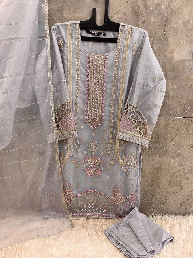 Hoor Tex HF 59 Organza Latest Fancy Designer Festive Wear Suit Collection