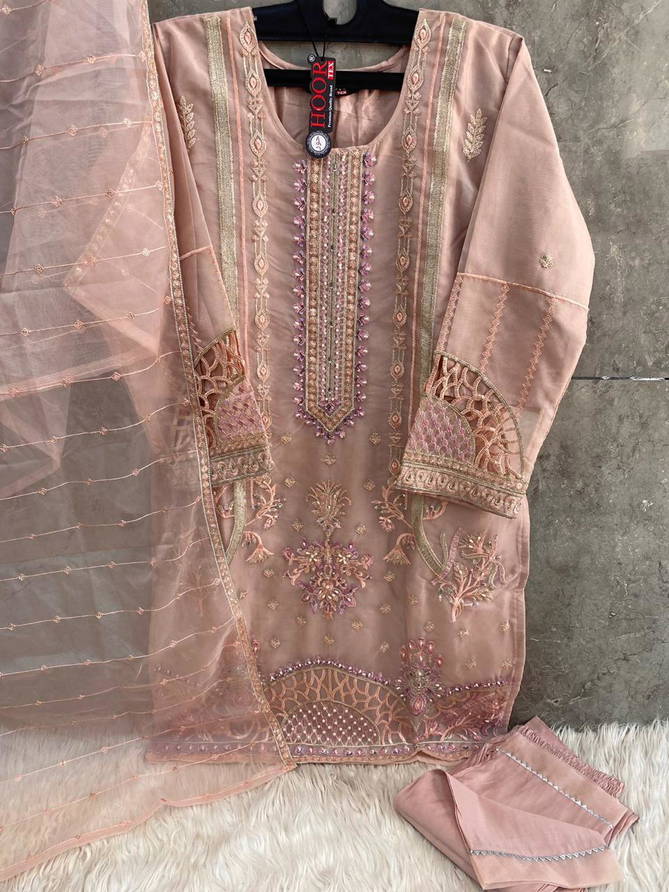 Hoor Tex HF 59 Organza Latest Fancy Designer Festive Wear Suit Collection