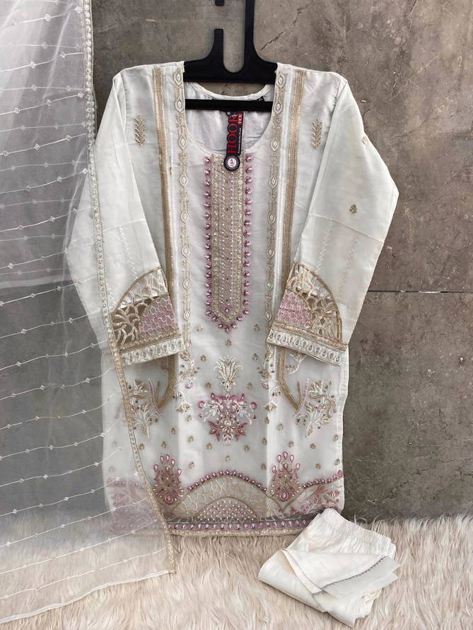 Hoor Tex HF 59 Organza Latest Fancy Designer Festive Wear Suit Collection