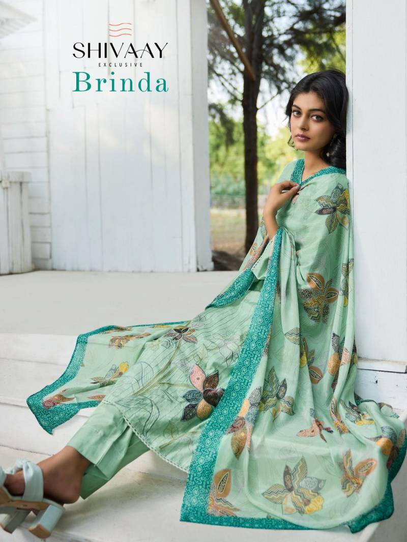 Shivaay Brinda Viscose Muslin Salwar Kameez Collection