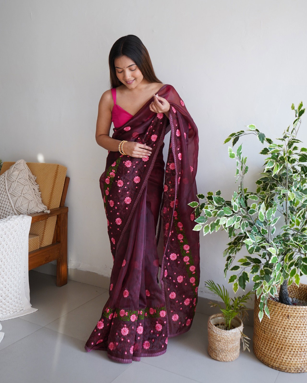Sarifa 1 Designer Printed Organza Saree Collection