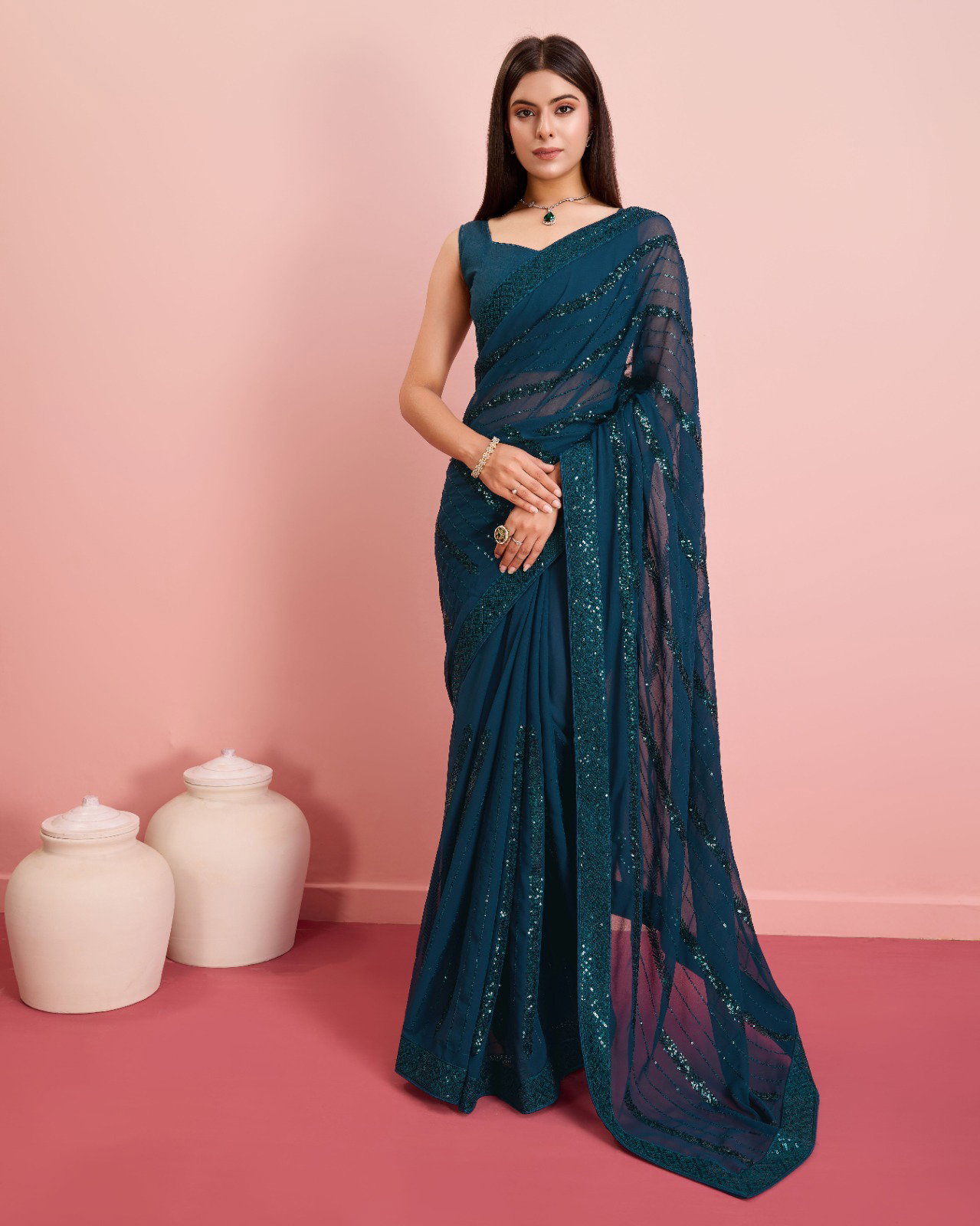 Pankhudi 2 Fancy Georgette Saree Collection