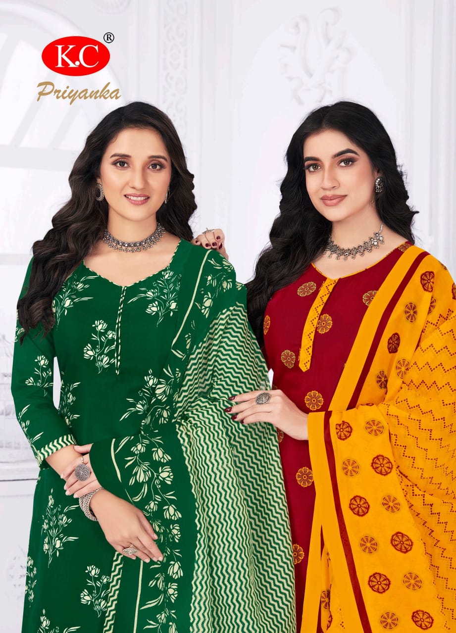 Navkar Kc Priyanka Vol 10 Ready Made Cotton Suit