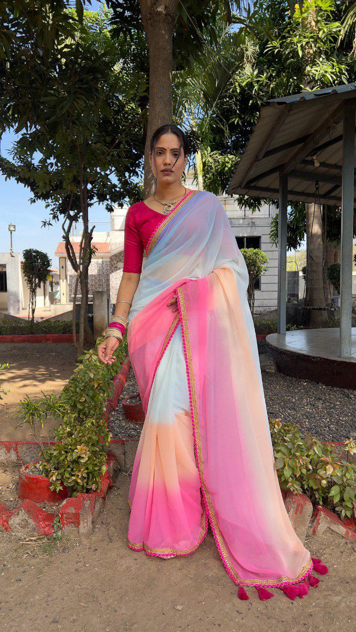 Aab Rubby Vol 2 Soft Georgette Fancy Saree Collection