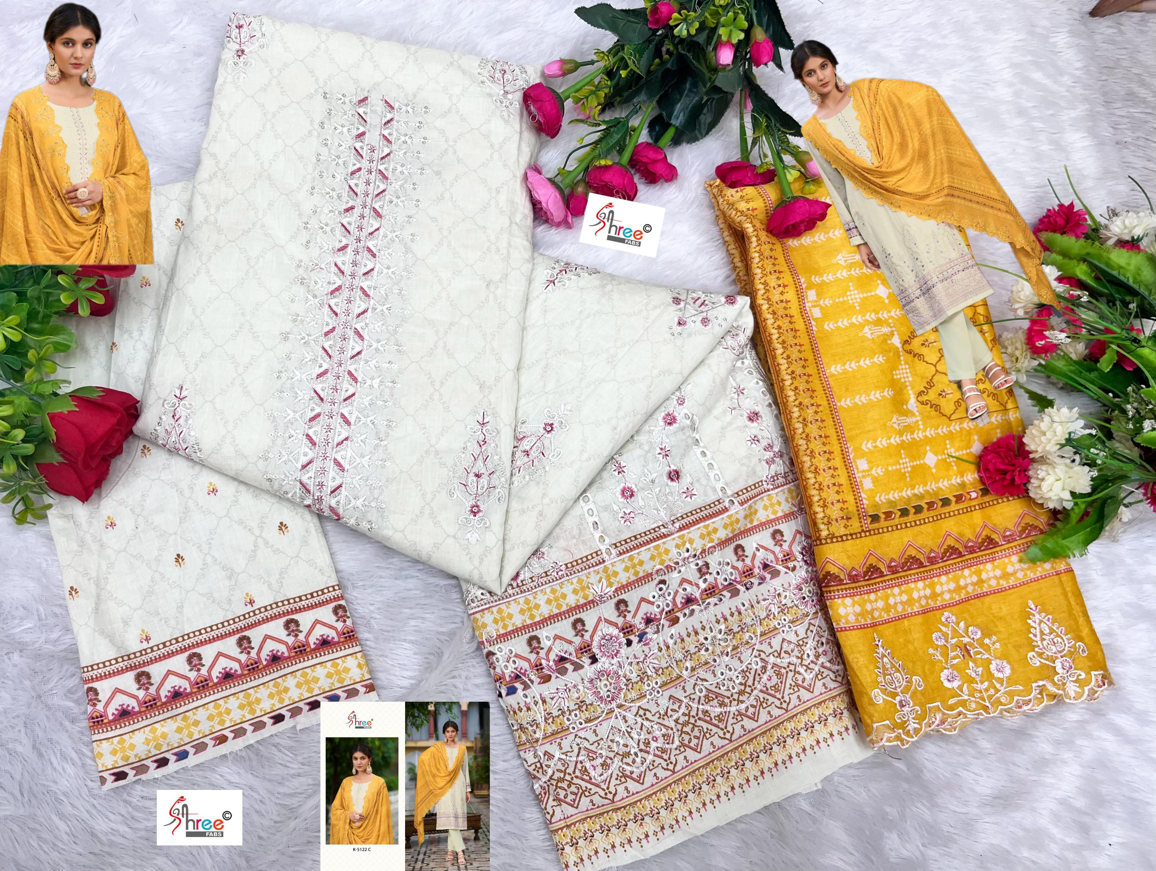 Shree Bin Saeed Remix Cotton Printed Dress Material Collection