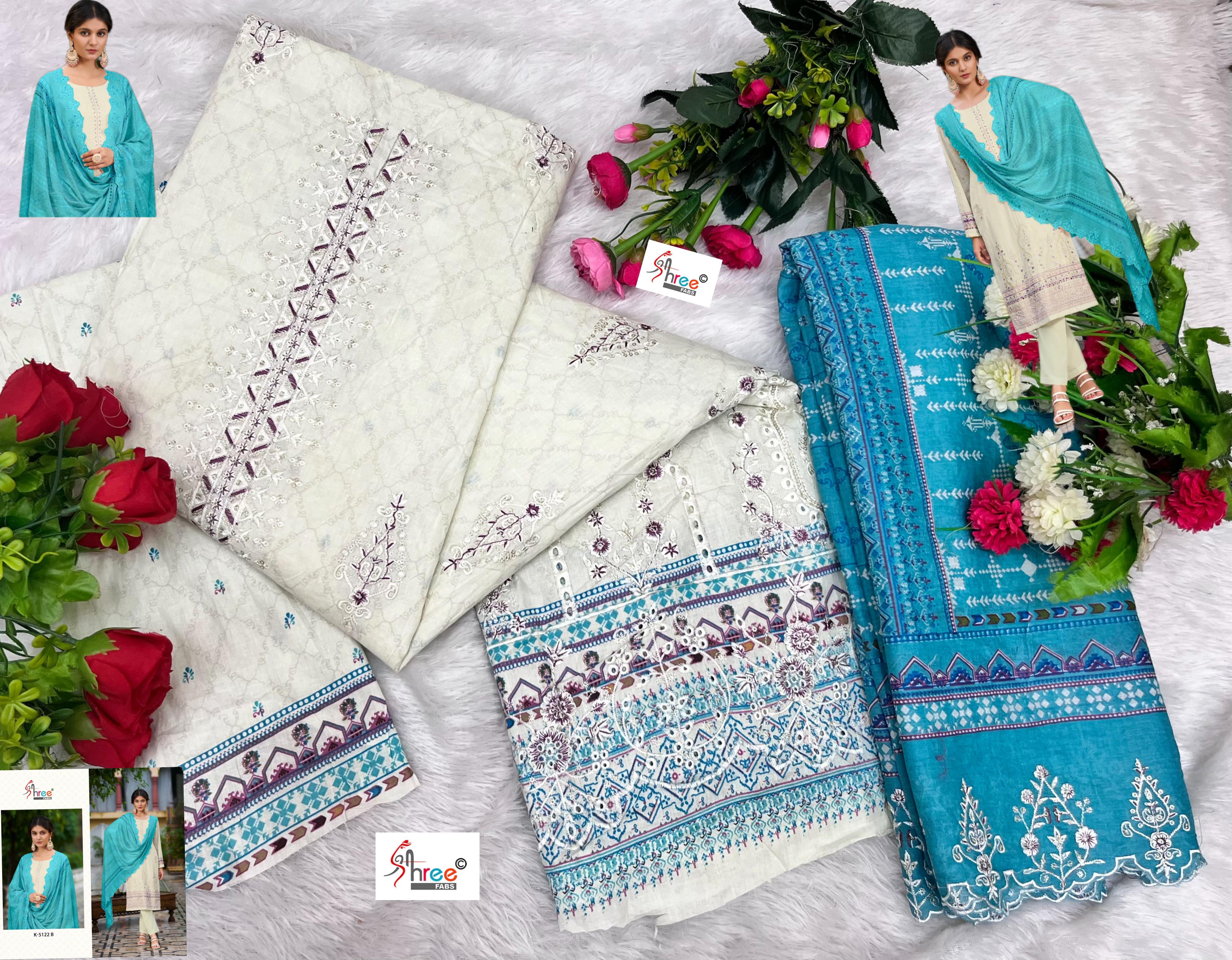 Shree Bin Saeed Remix Cotton Printed Dress Material Collection