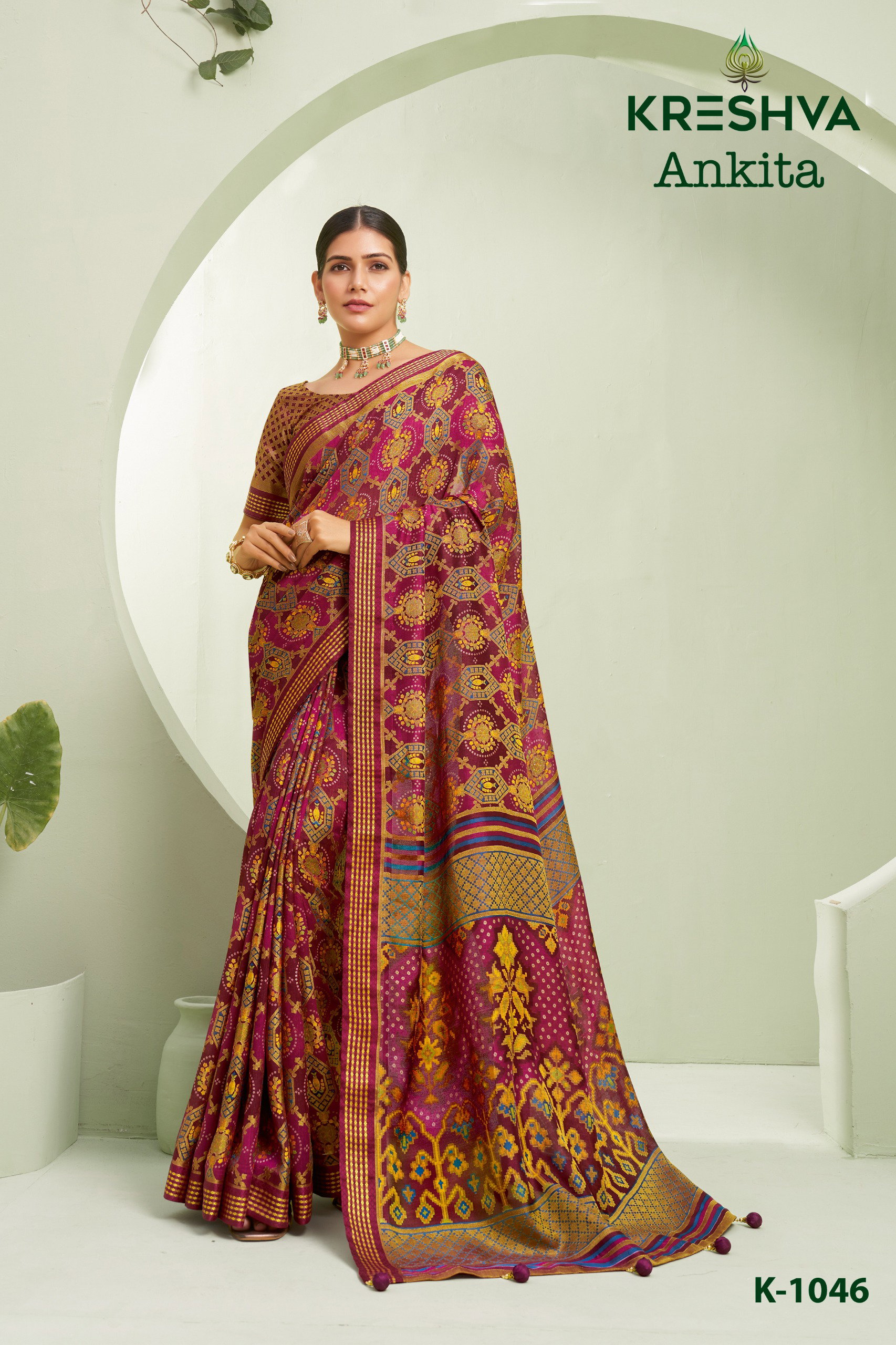 Kreshva Ankita Georgette Printed Saree Collection