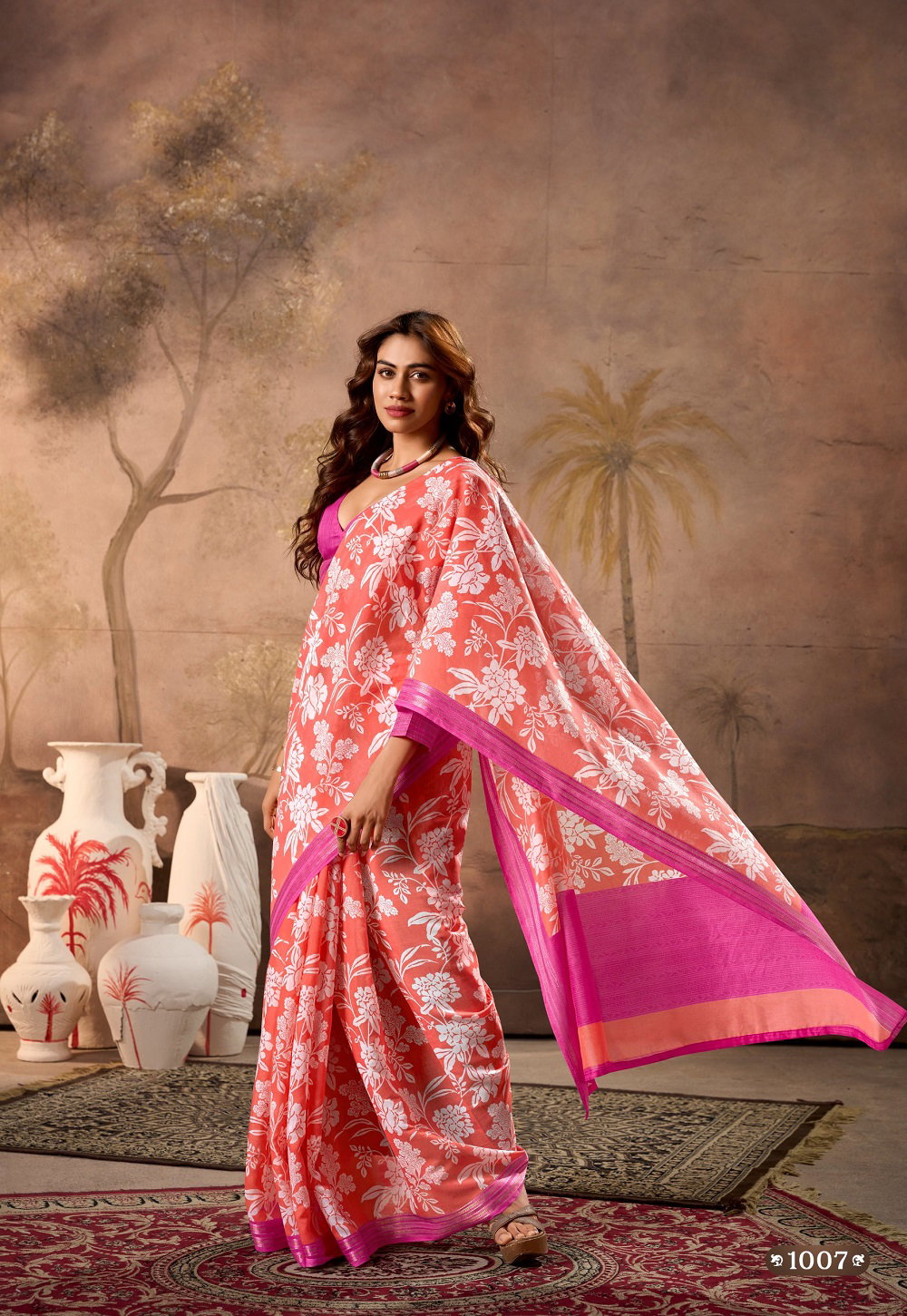 Sr Vanya Cotton Printed Fancy Saree Collection