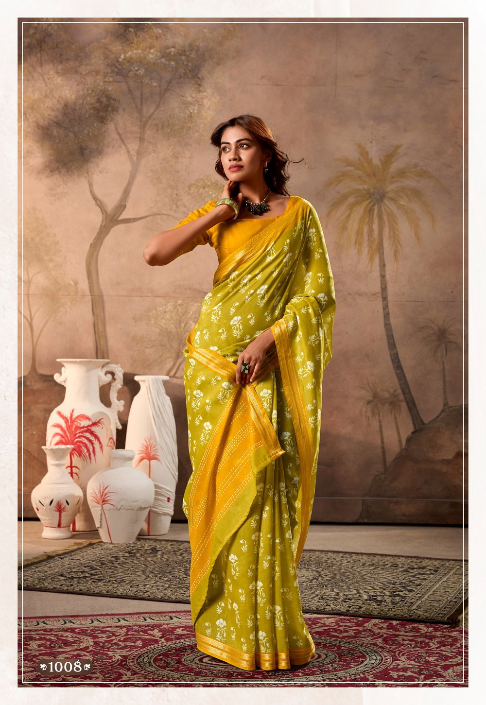 Sr Vanya Cotton Printed Fancy Saree Collection