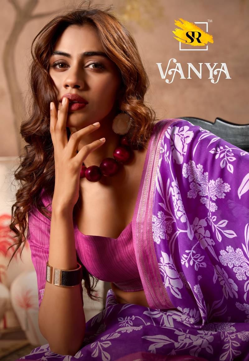 Sr Vanya Cotton Printed Fancy Saree Collection