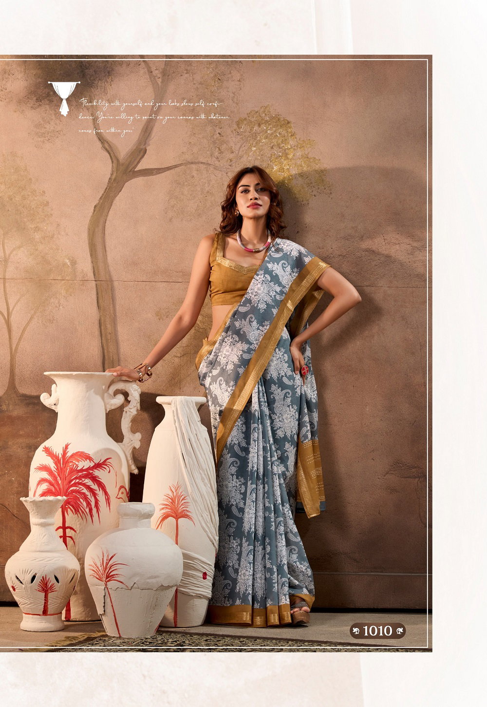 Sr Vanya Cotton Printed Fancy Saree Collection