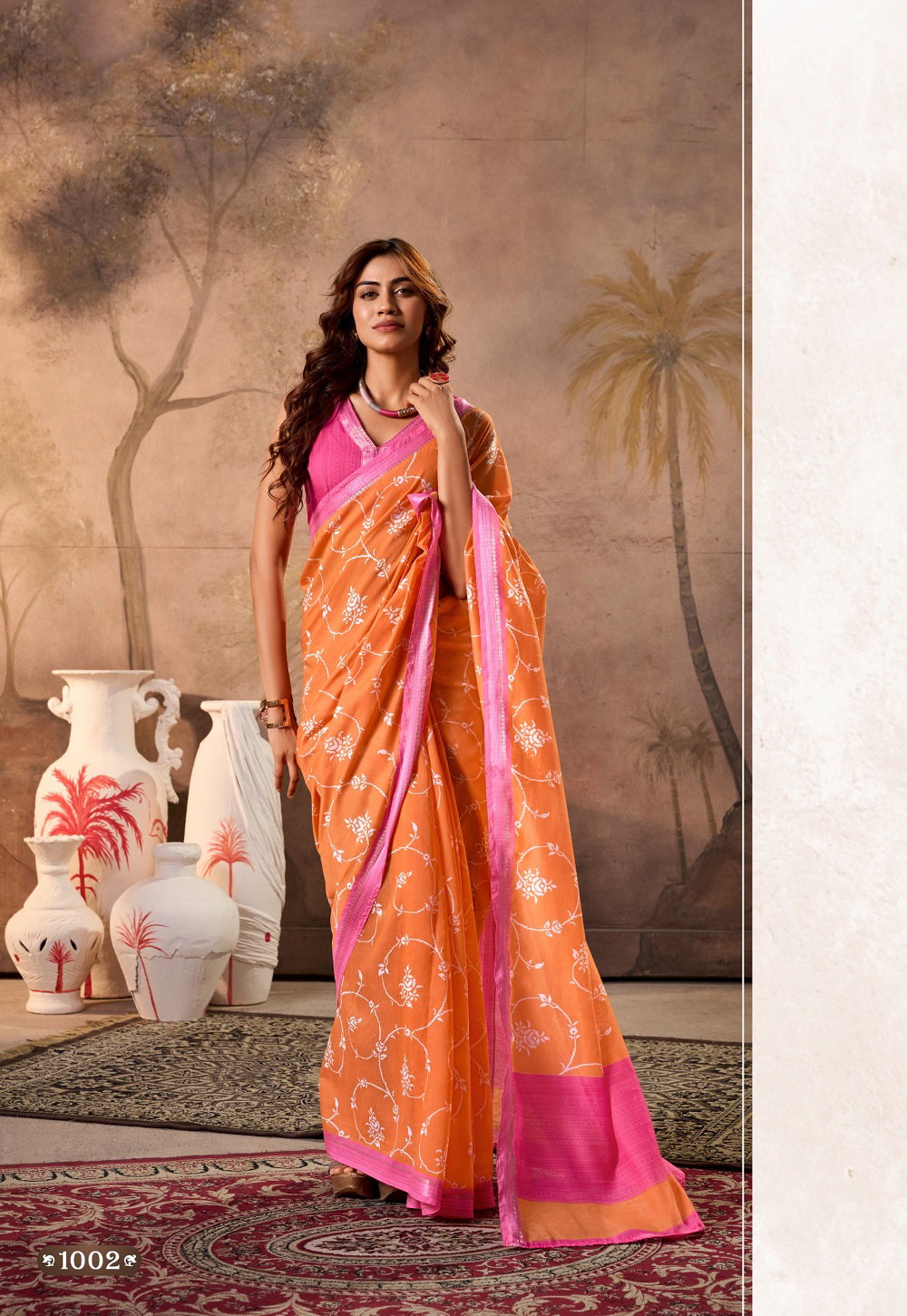 Sr Vanya Cotton Printed Fancy Saree Collection