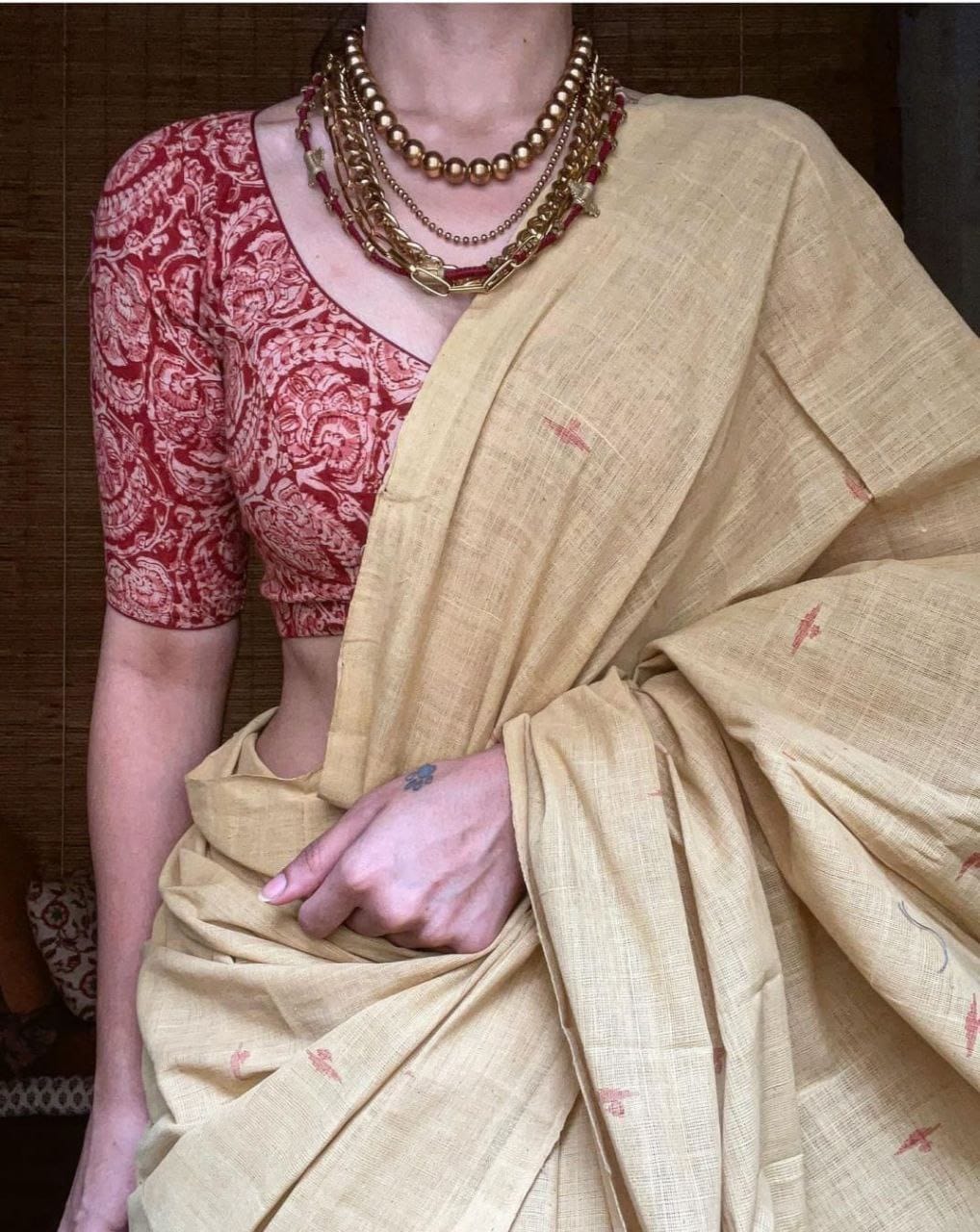 VK-4091 Chanderi Cotton Digital Printed Saree Collection