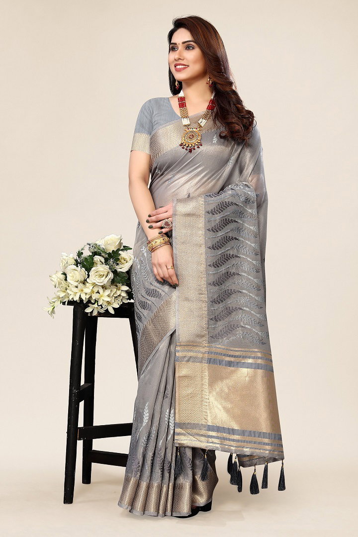 Shrishti 104 Embroidered Worked Cotton Saree Collection