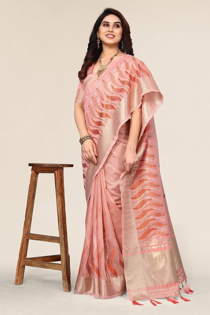Shrishti 104 Embroidered Worked Cotton Saree Collection