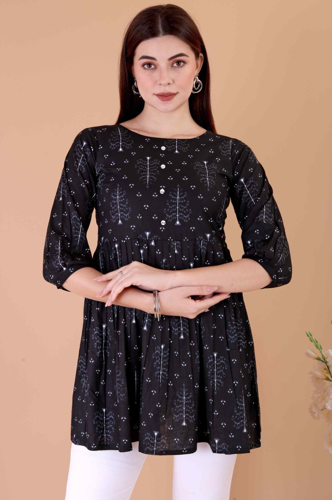 9Star khushi 1 Cotton Printed Fancy Tops Collection