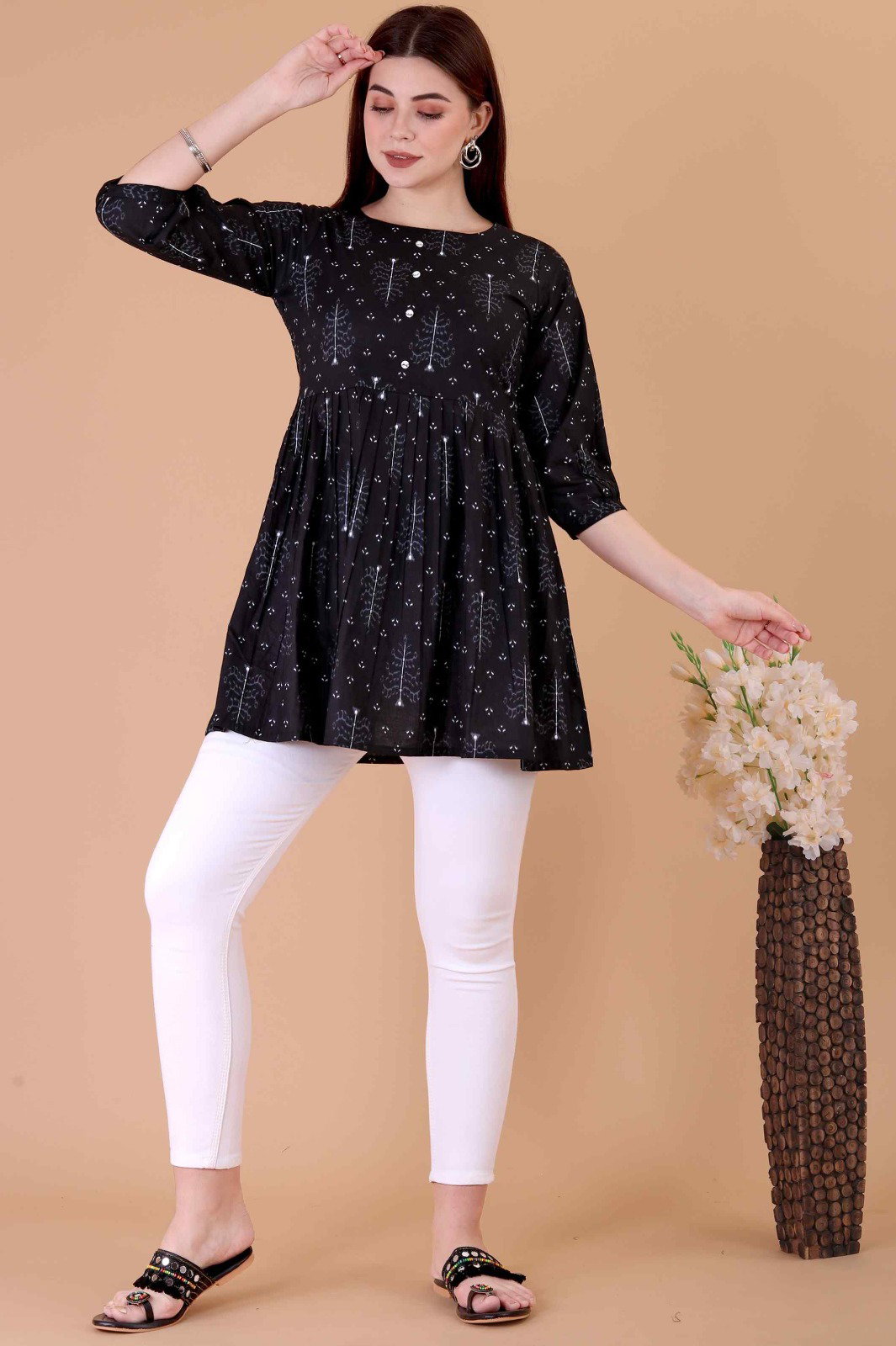 9Star khushi 1 Cotton Printed Fancy Tops Collection
