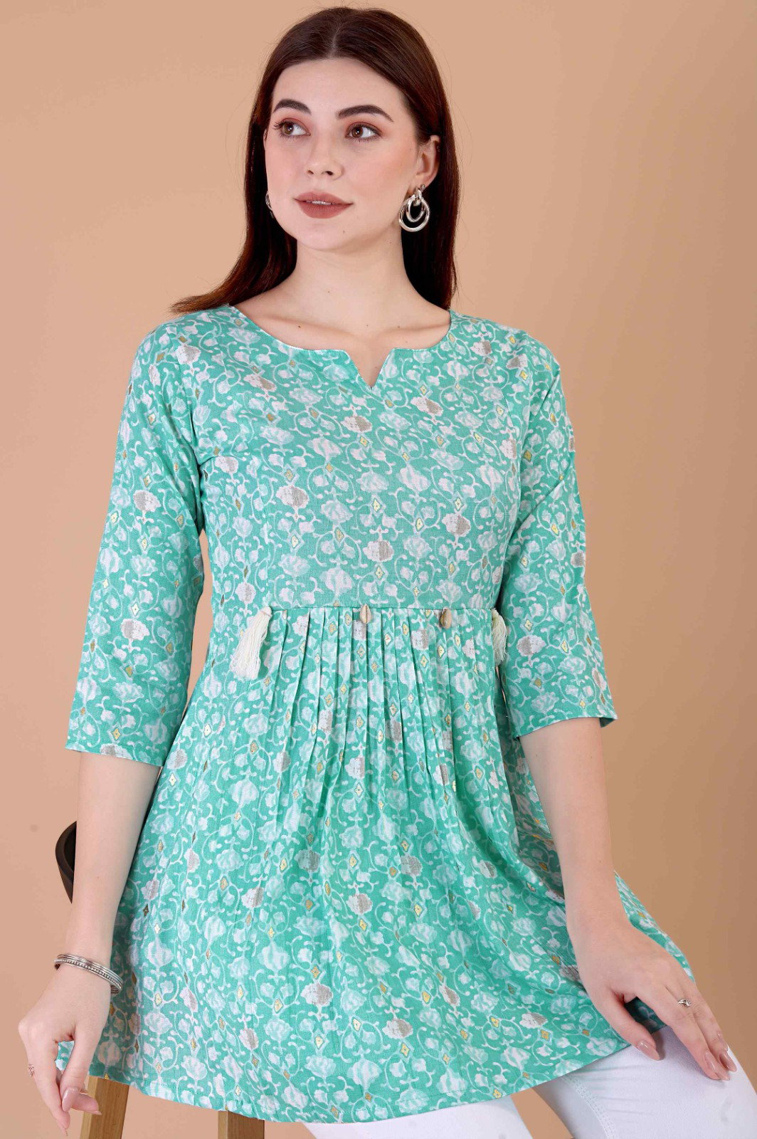 9Star khushi 1 Cotton Printed Fancy Tops Collection