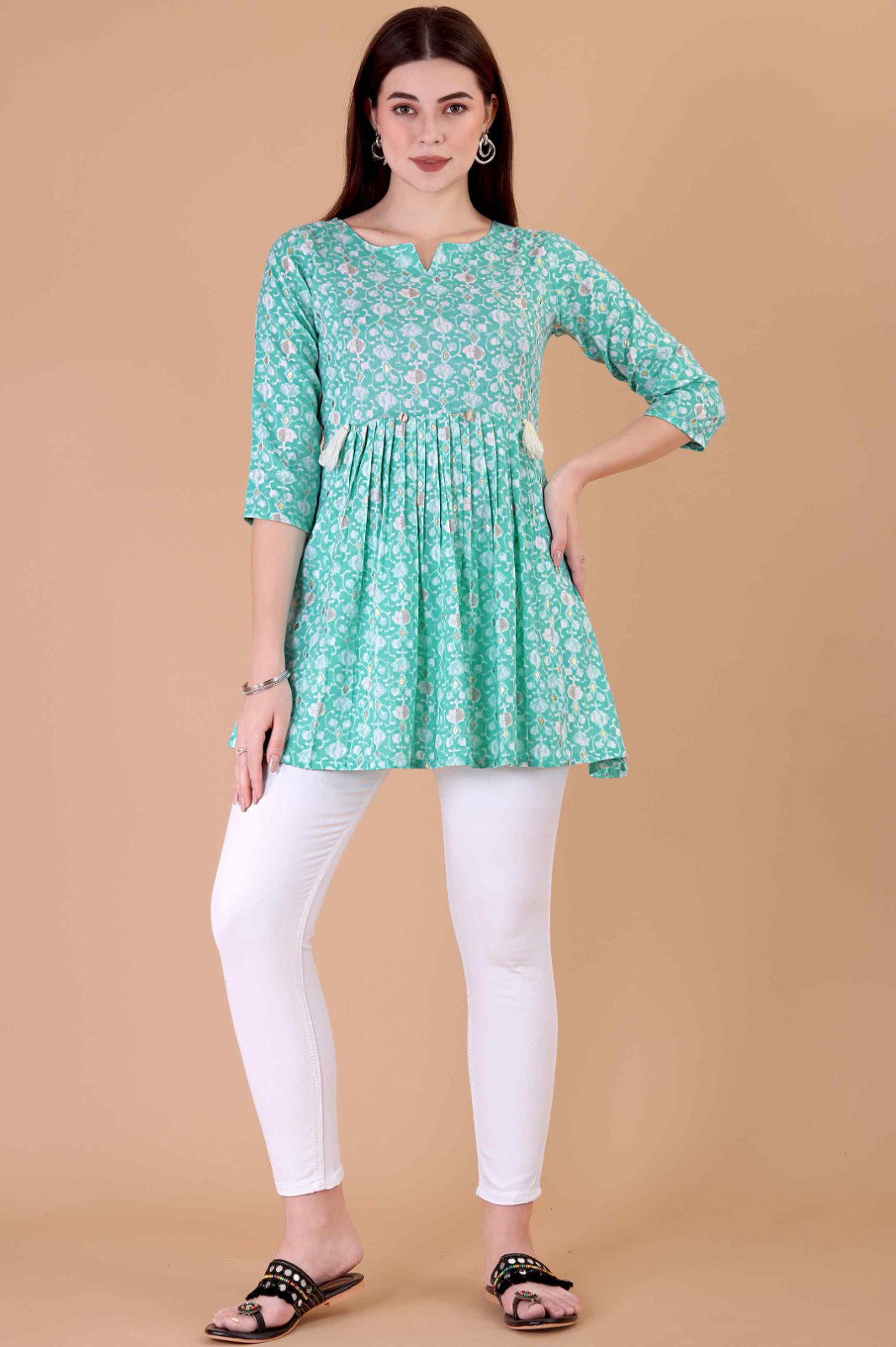 9Star khushi 1 Cotton Printed Fancy Tops Collection