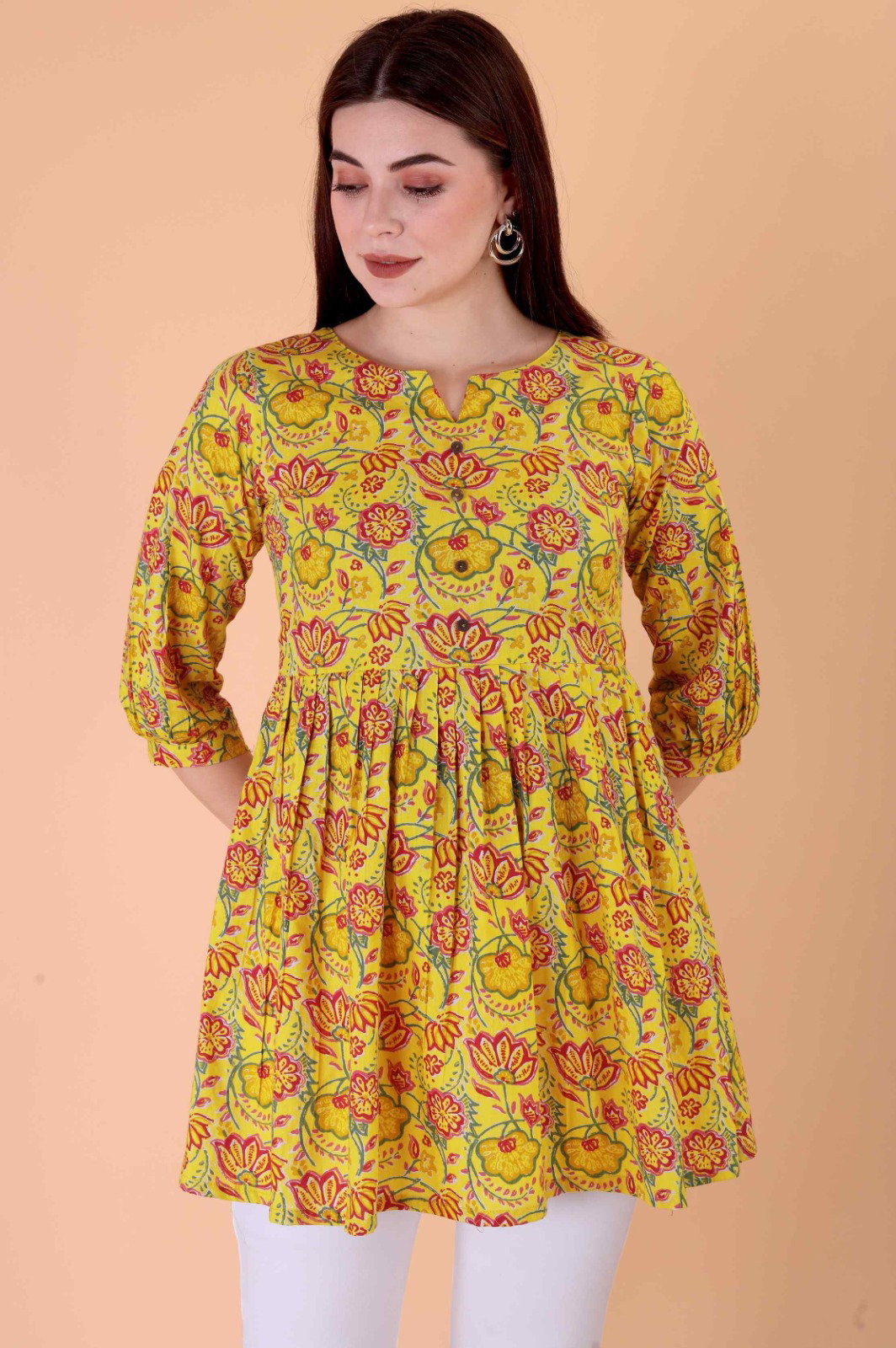 9Star khushi 1 Cotton Printed Fancy Tops Collection