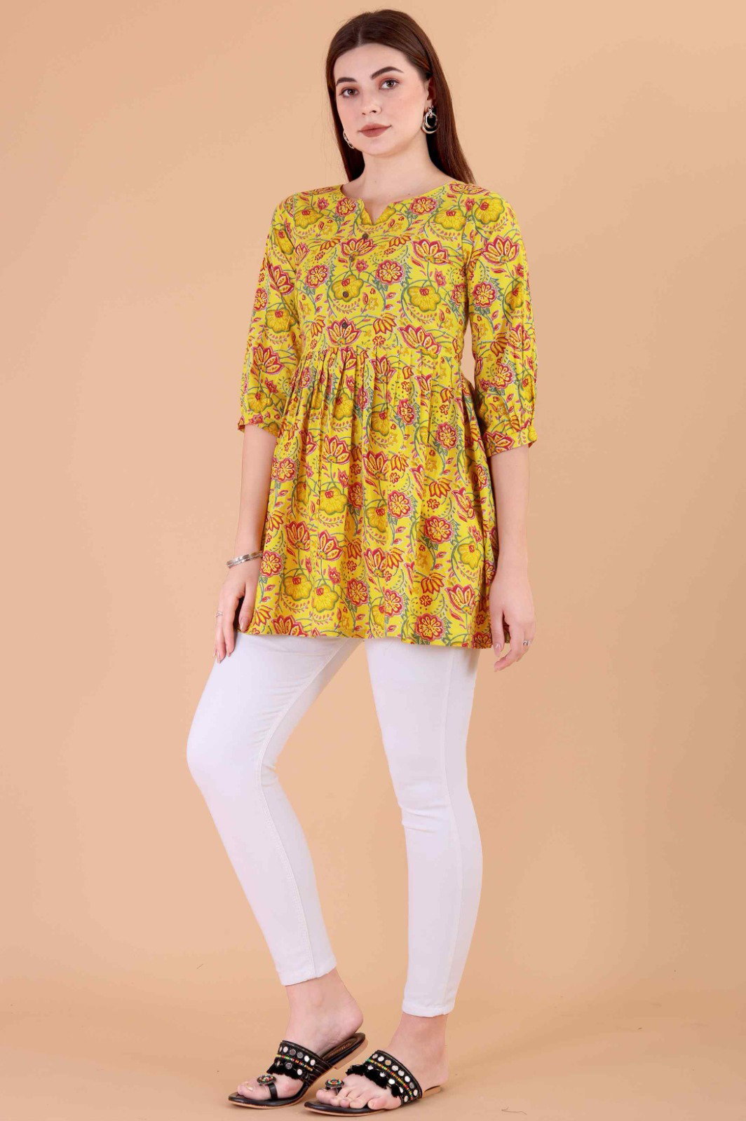 9Star khushi 1 Cotton Printed Fancy Tops Collection