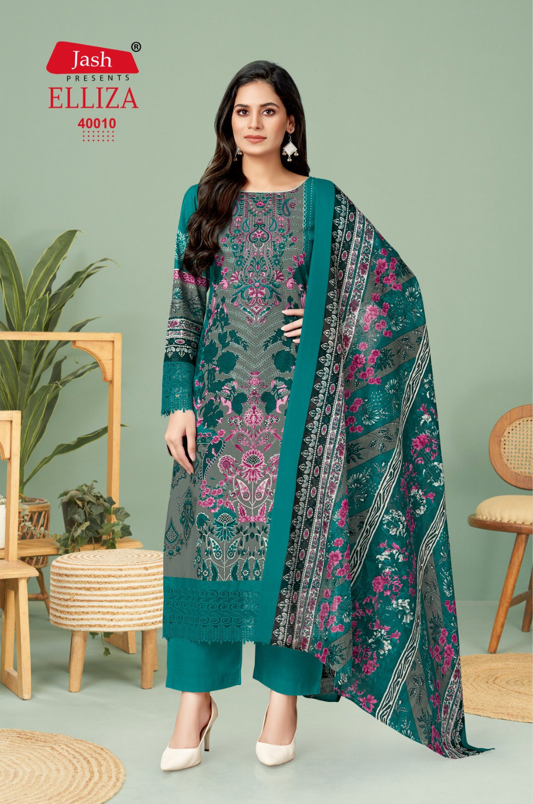 Jash Elliza Vol 40 Cotton Dress Material Collection