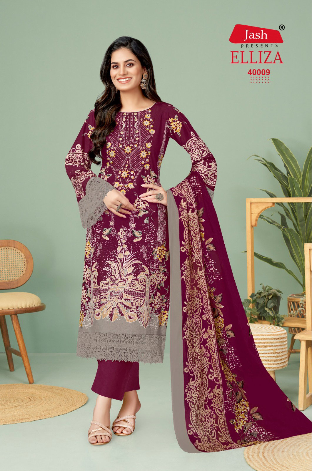 Jash Elliza Vol 40 Cotton Dress Material Collection