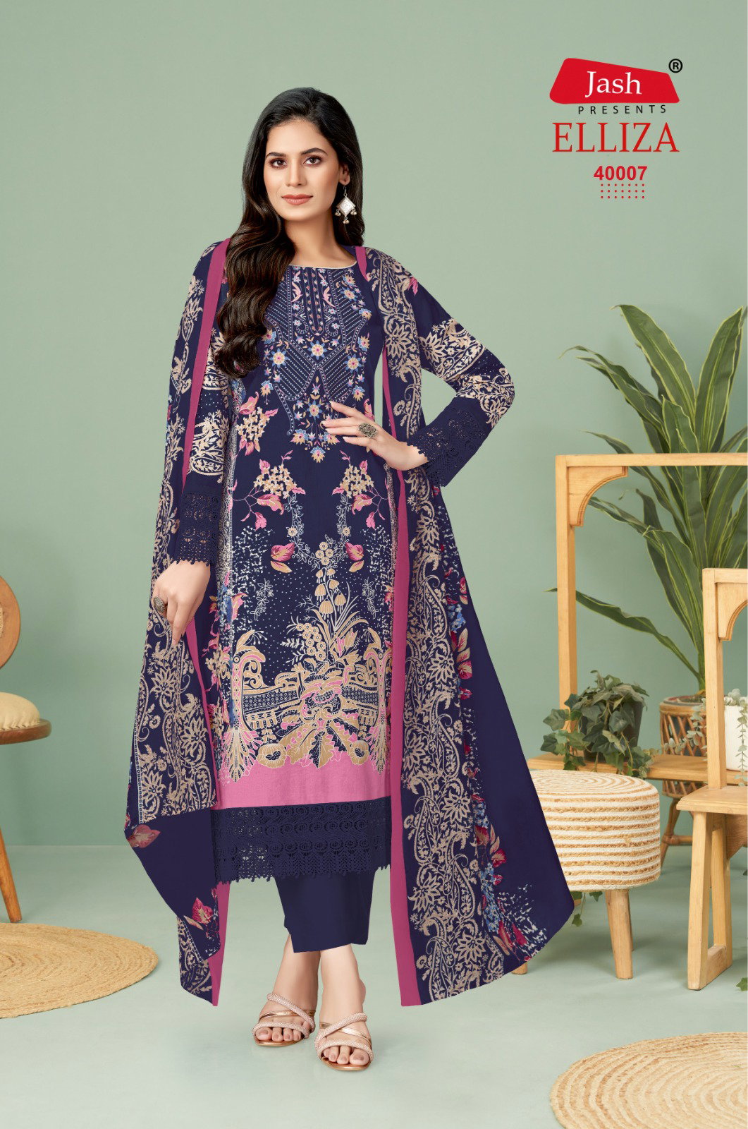 Jash Elliza Vol 40 Cotton Dress Material Collection