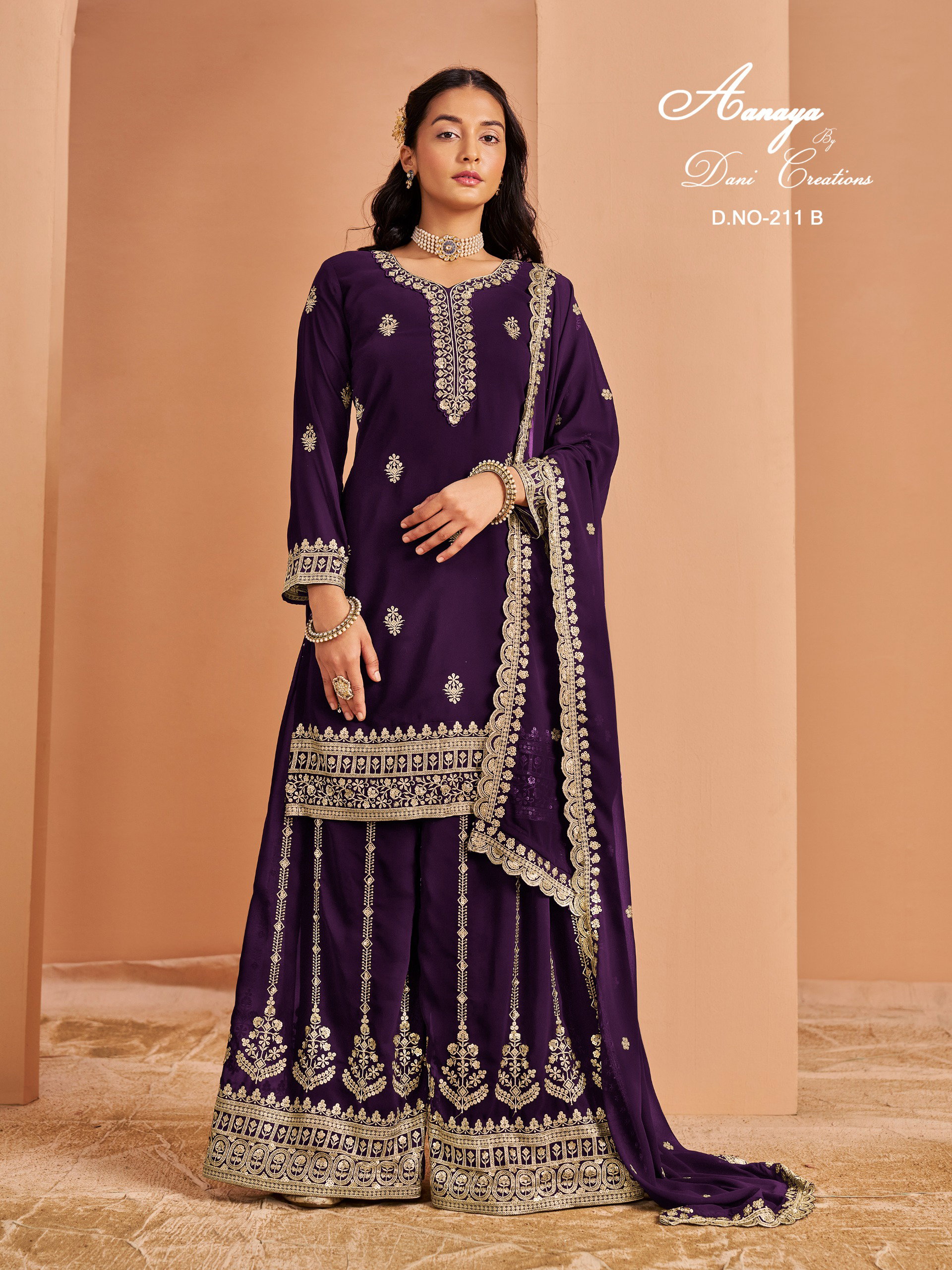 Aanaya Vol 211 Georgette Salwar Kameez Collection