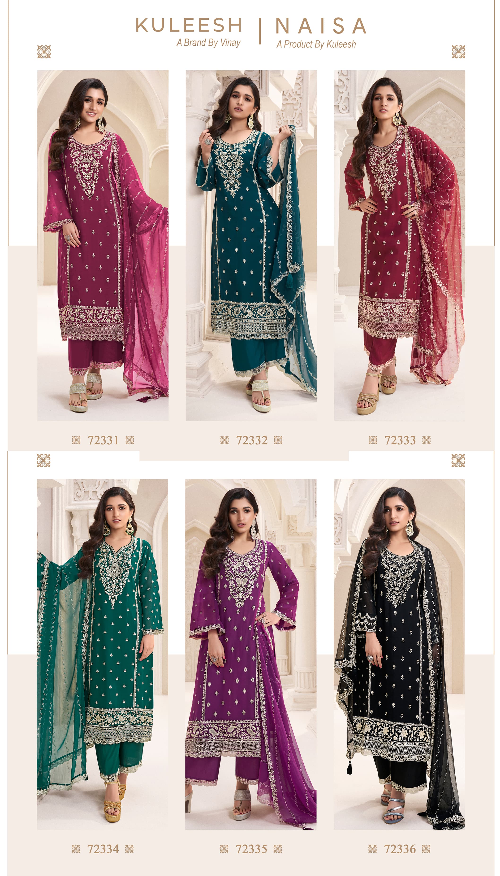 Vinay Kuleesh Naisa Designer Salwar Kameez Collection