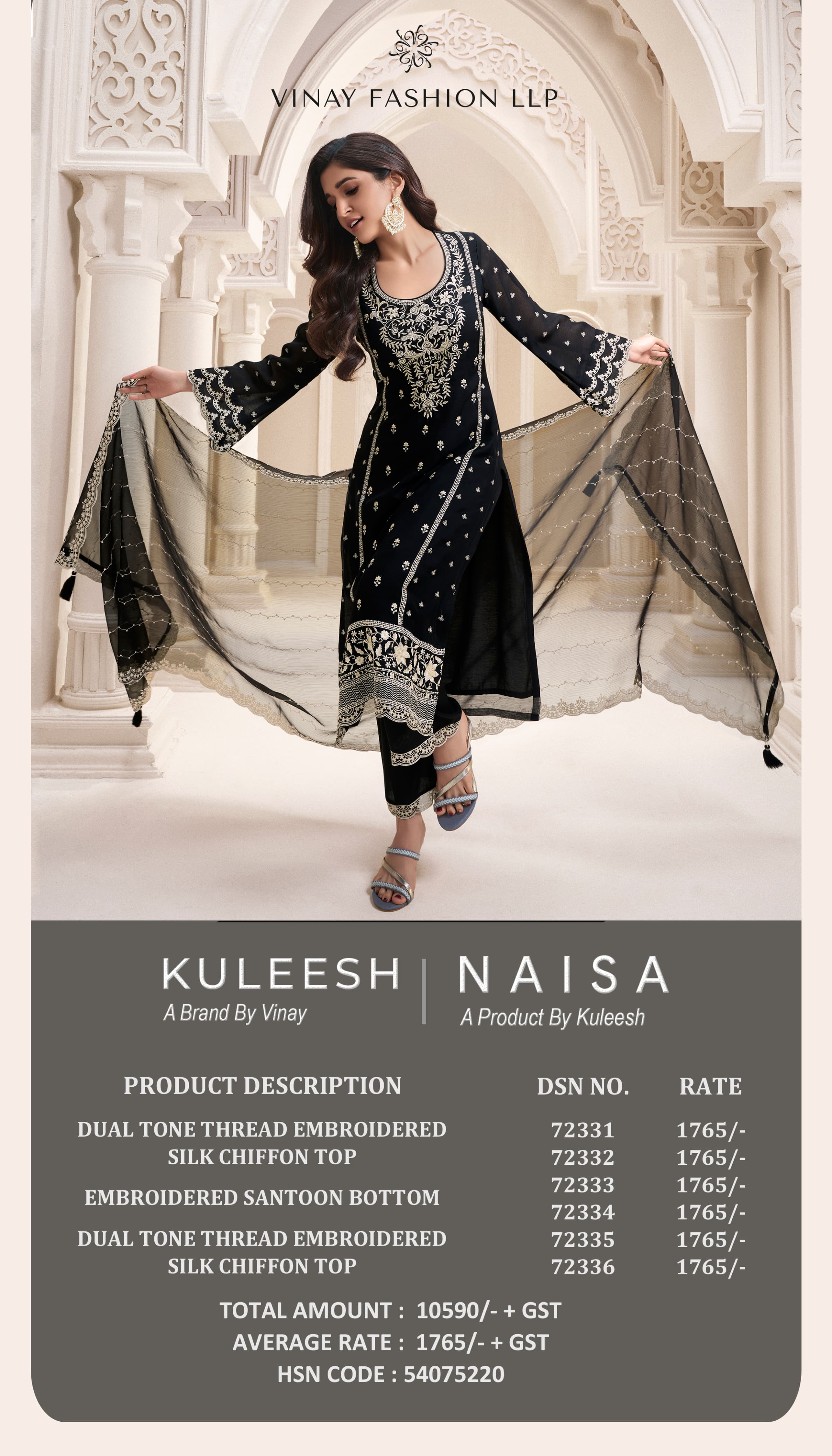 Vinay Kuleesh Naisa Designer Salwar Kameez Collection