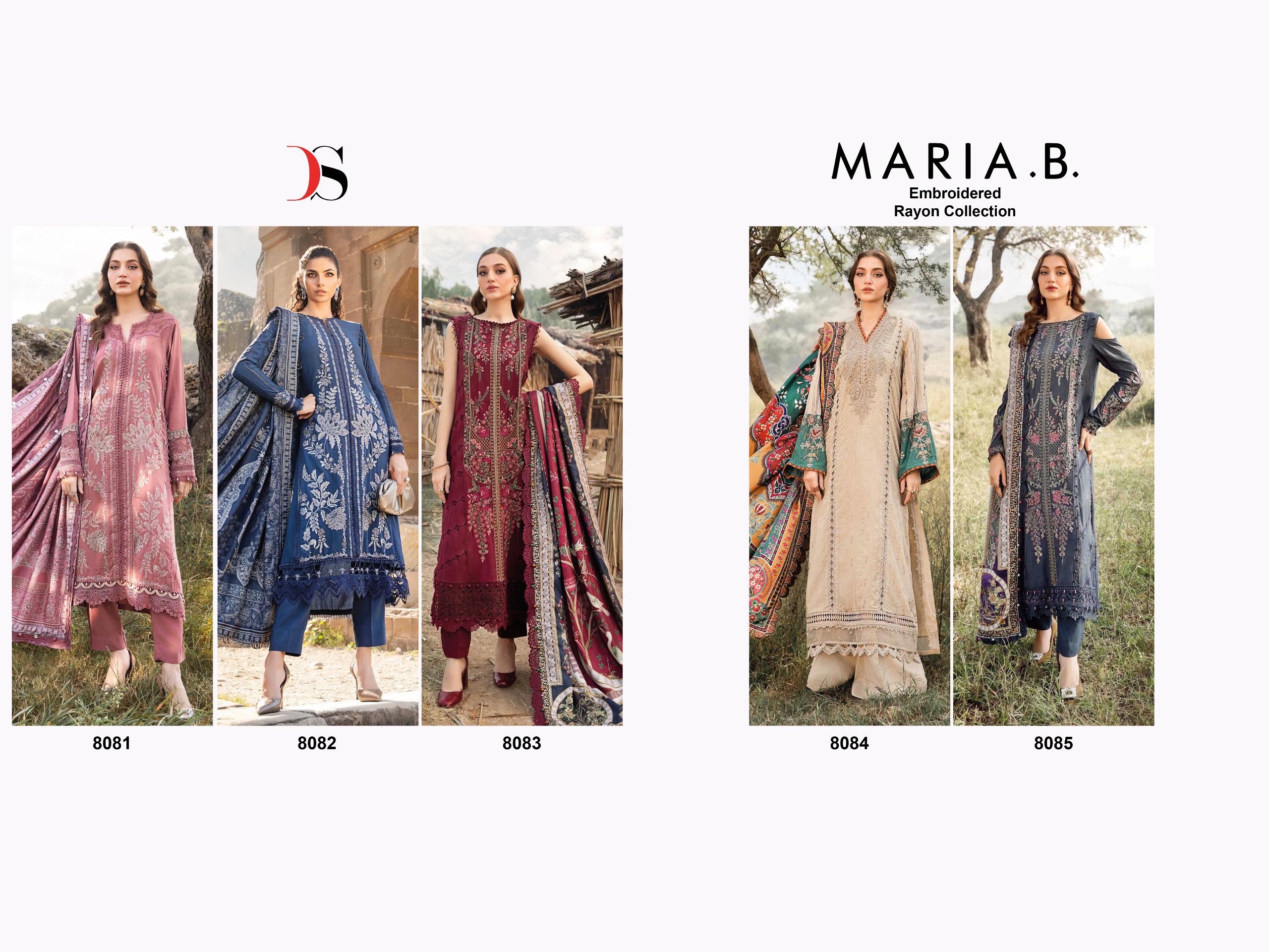 Deepsy Maria B Embroidered Rayon Collection Cotton Dupatta