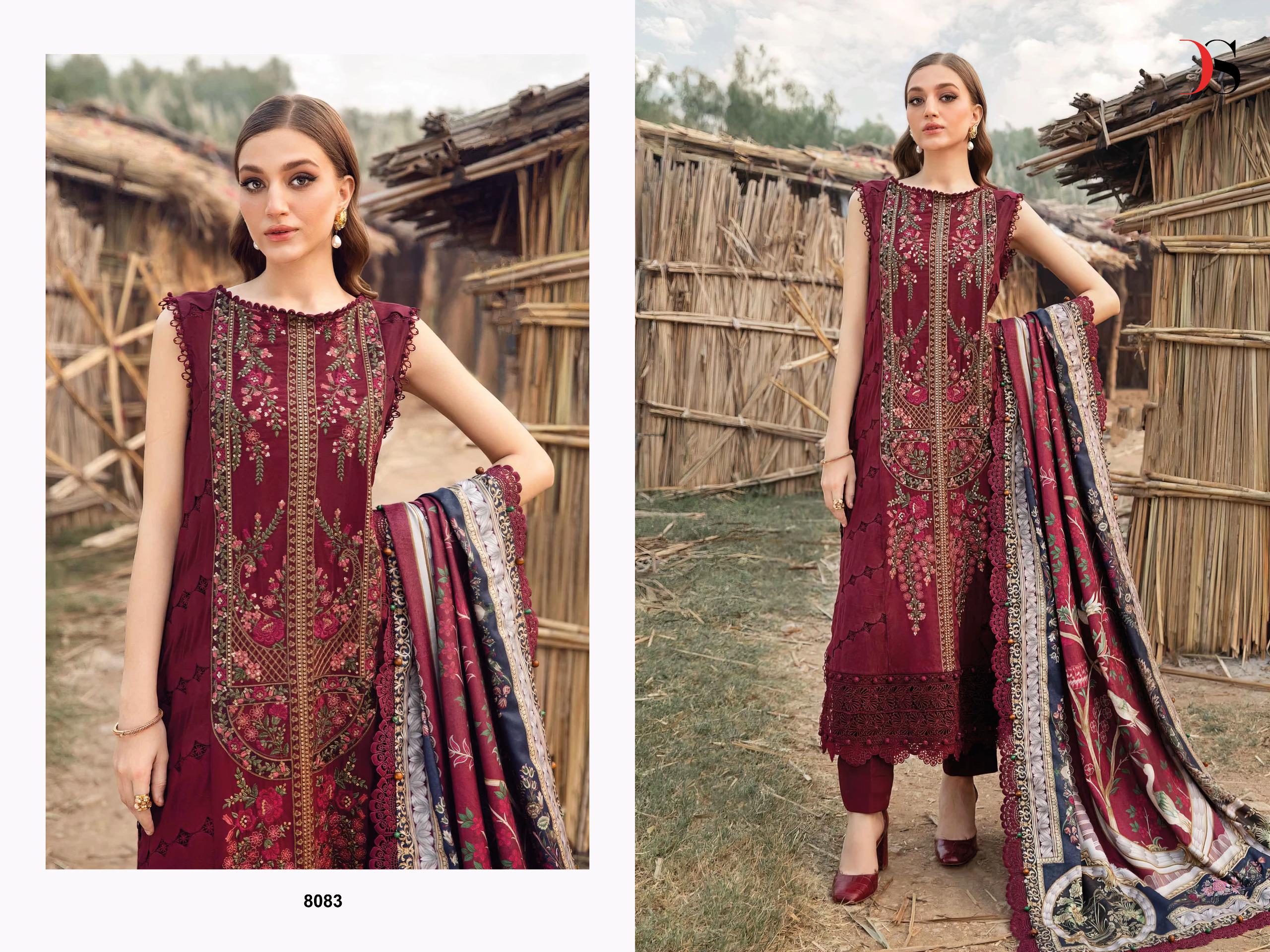 Deepsy Maria B Embroidered Rayon Collection Cotton Dupatta