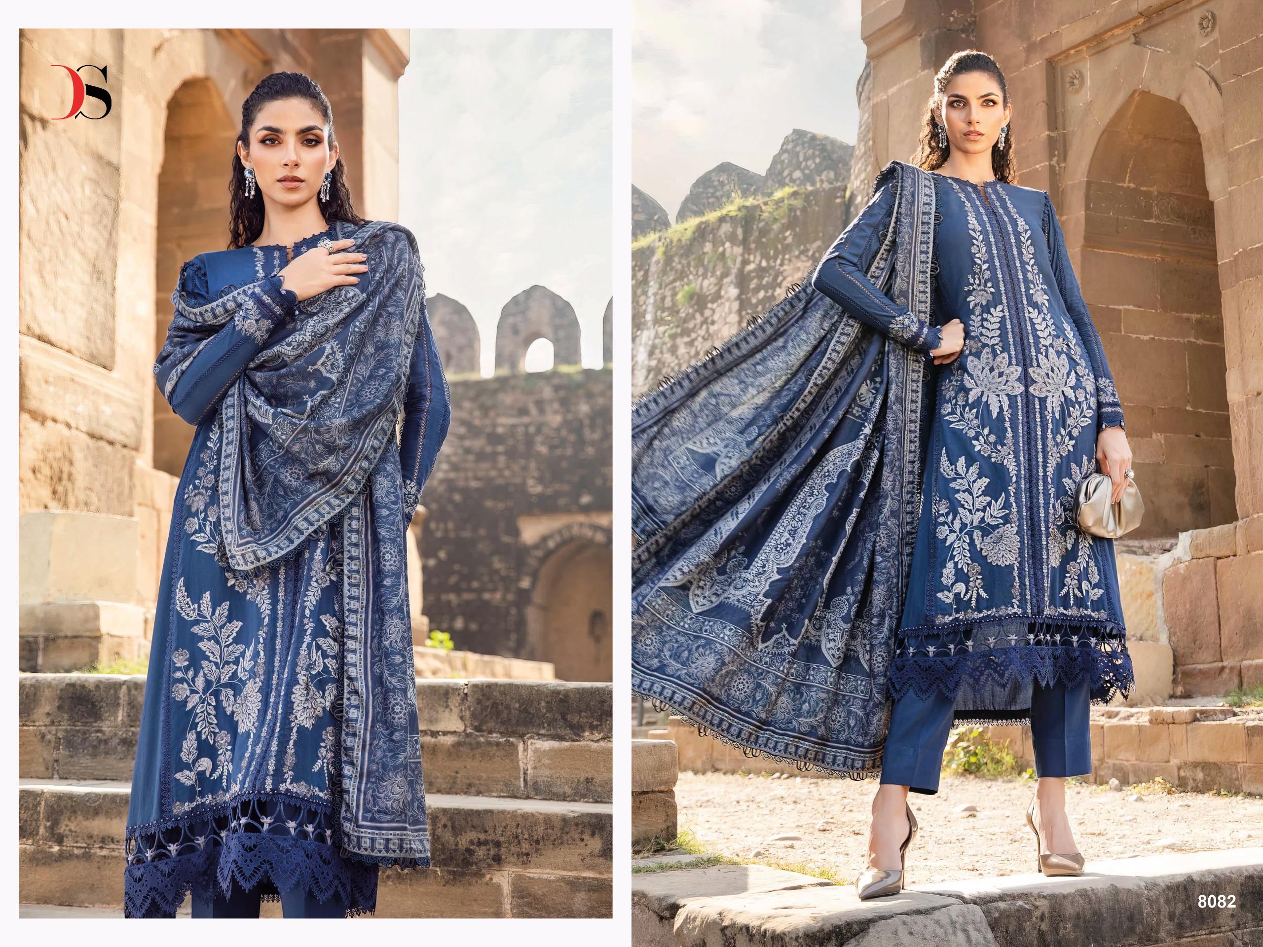 Deepsy Maria B Embroidered Rayon Collection Cotton Dupatta