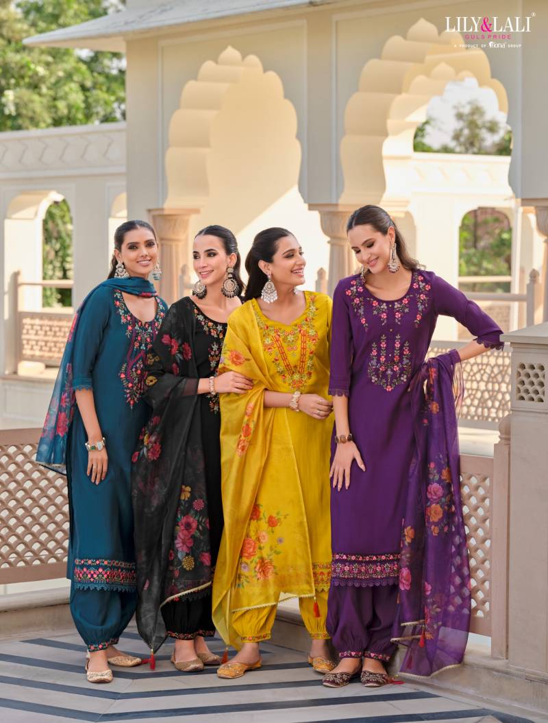 Lily And Lali Afghani Vol 5 Embroidered Readymade Dress Collection